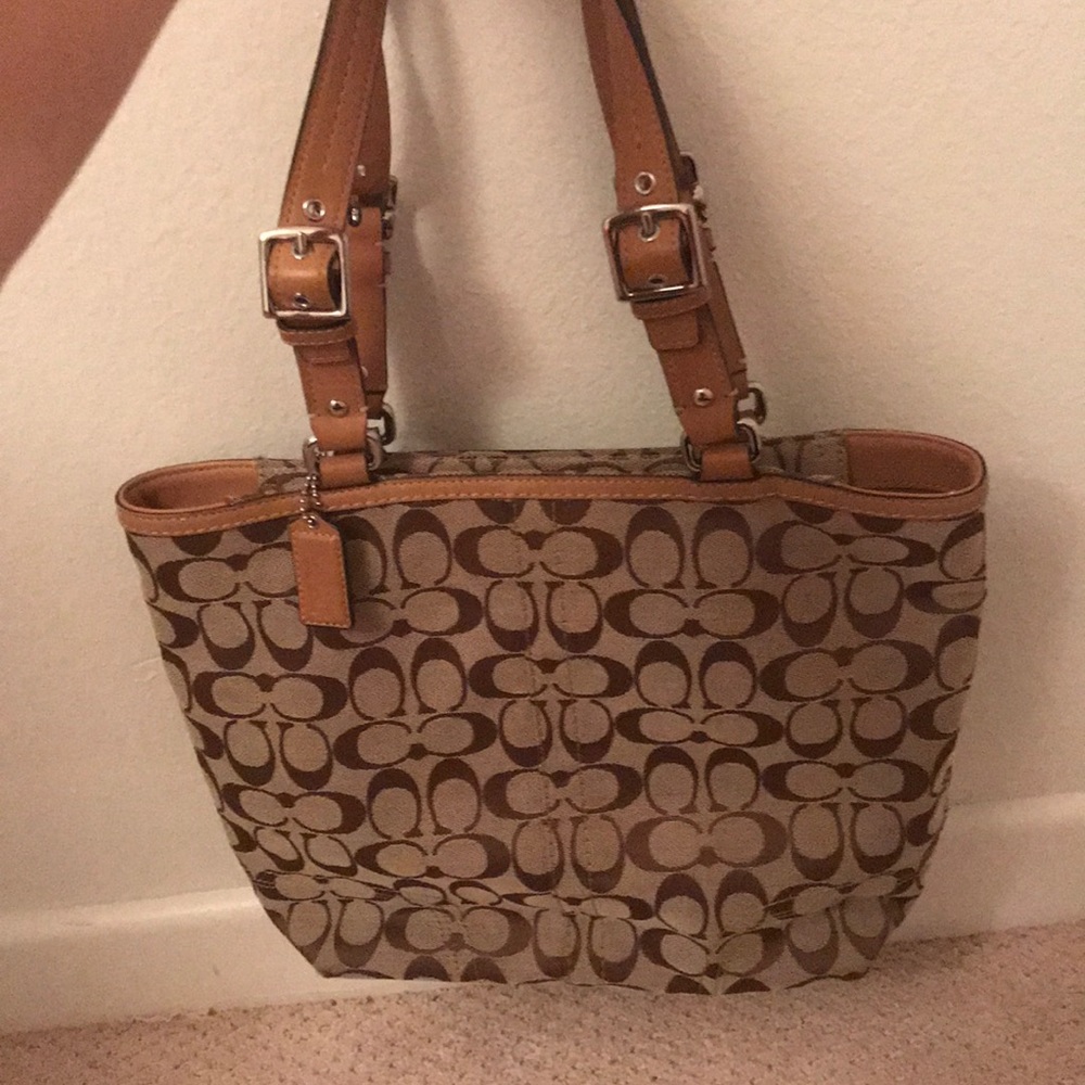 Southampton tote Coach purse - Picture 3 of 8